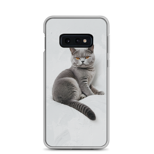 Relaxing British Shorthair Cat Samsung Case