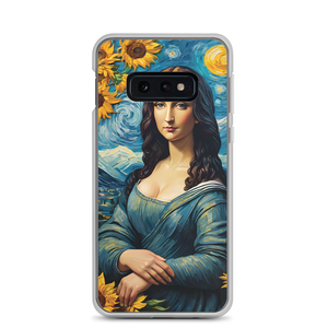 Monalisa Painting in Van Gogh Style Samsung Case