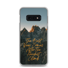 The Best View Comes Samsung Case