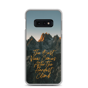 The Best View Comes Samsung Case