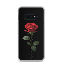 Red Rose on Black Samsung Case