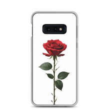 Red Rose on White Samsung Case