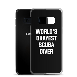 World's Okayest Scuba Diver Clear Case for Samsung®