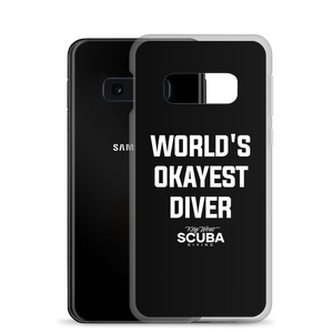 World's Okayest Diver Clear Case for Samsung®