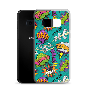 Comic Text Pattern Samsung Case