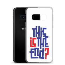 IS/THIS IS THE END? Navy Red Samsung Phone Case