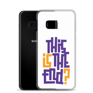 IS/THIS IS THE END? Purple Yellow Samsung Phone Case