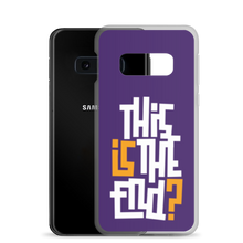 IS/THIS IS THE END? Purple Yellow Reverse Samsung Phone Case