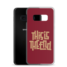 THIS IS THE END? Burgundy Samsung Phone Case