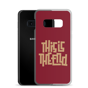 THIS IS THE END? Burgundy Samsung Phone Case