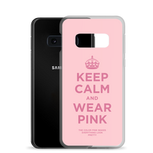 Keep Calm and Wear Pink Samsung® Phone Case