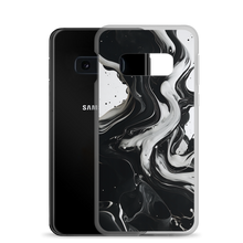 Black and White Fluid Samsung® Phone Case