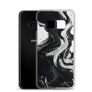 Black and White Fluid Samsung® Phone Case