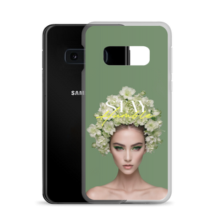 Stay Humble Female Flower Art Samsung® Phone Case