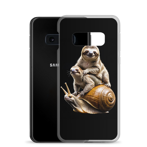 Sloth Riding A Snail Samsung Case