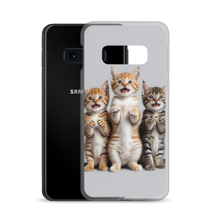 Funny Tripple Cats Samsung Case