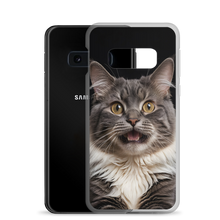 Shocked Cat Face Samsung Case