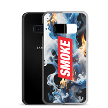 Blue Smoke Fire Samsung Case