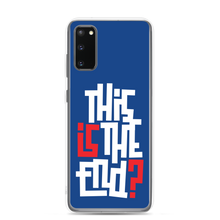 IS/THIS IS THE END? Navy Blue Reverse Samsung Phone Case