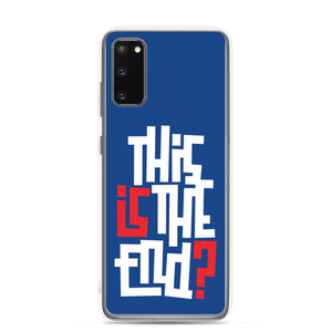 IS/THIS IS THE END? Navy Blue Reverse Samsung Phone Case