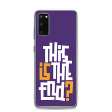 IS/THIS IS THE END? Purple Yellow Reverse Samsung Phone Case