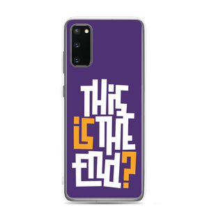 IS/THIS IS THE END? Purple Yellow Reverse Samsung Phone Case