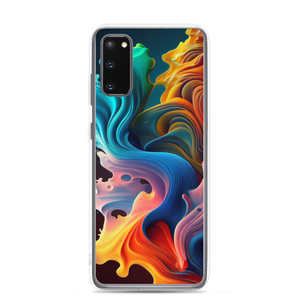 Colorful Swirl Background Samsung® Phone Case