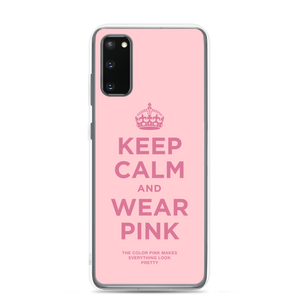 Keep Calm and Wear Pink Samsung® Phone Case