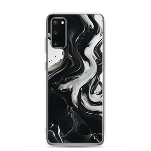 Black and White Fluid Samsung® Phone Case