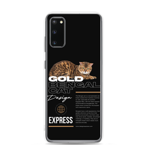 Gold Bengal Cat Samsung Case