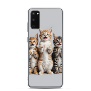 Funny Tripple Cats Samsung Case