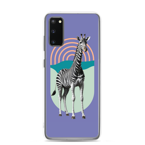 Giraffe Zebra Purple Samsung Case