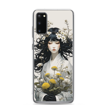 Oriental Lady with Yellow Flowers Samsung Case