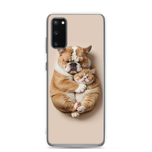 Cute Baby Cat and Dog Sleep Samsung Case