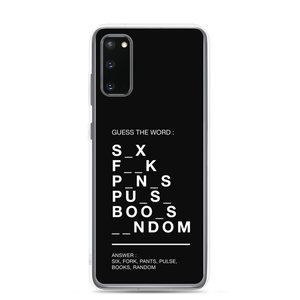 Guess The Word (Funny) Samsung Case