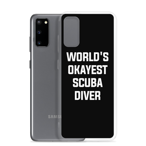 World's Okayest Scuba Diver Clear Case for Samsung®