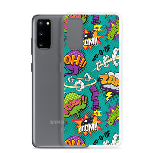 Comic Text Pattern Samsung Case