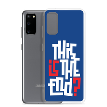 IS/THIS IS THE END? Navy Blue Reverse Samsung Phone Case