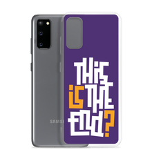 IS/THIS IS THE END? Purple Yellow Reverse Samsung Phone Case