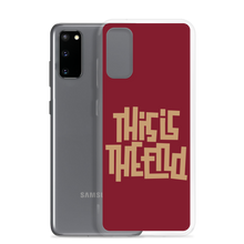 THIS IS THE END? Burgundy Samsung Phone Case