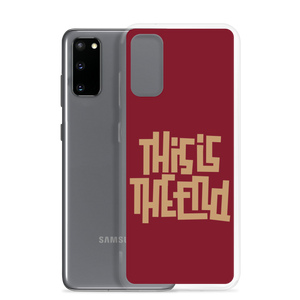 THIS IS THE END? Burgundy Samsung Phone Case