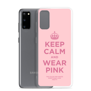 Keep Calm and Wear Pink Samsung® Phone Case