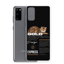 Gold Bengal Cat Samsung Case