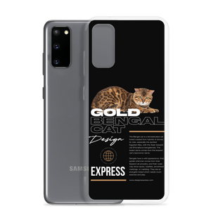 Gold Bengal Cat Samsung Case