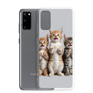 Funny Tripple Cats Samsung Case