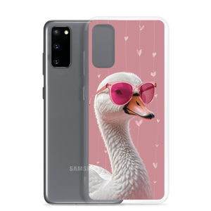 Cute Pink Swan Samsung Case