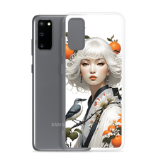 Oriental Lady with Orange and Bird Samsung Case