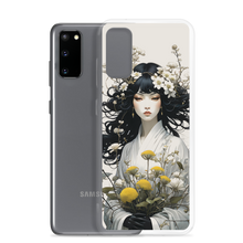 Oriental Lady with Yellow Flowers Samsung Case