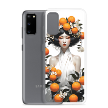 Oriental Lady with Orange Fruits Samsung Case