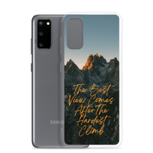 The Best View Comes Samsung Case